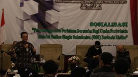 Wakil Walikota Yogyakarta Heroe Poerwadi dalam sosialisasi Online Single Submission (OSS) Berbasis Risiko bagi pelaku usaha pariwisata. (Foto: Pelopor/Pemkot Yogyakarta)