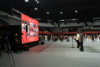 Presiden Joko Widodo Tinjau Vaksinasi Sektor Jasa Keuangan. (Foto: Pelopor/OJK)