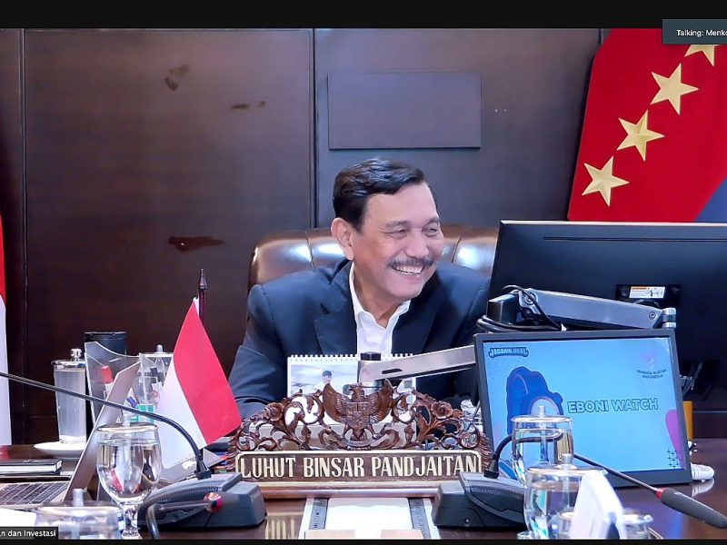 Menteri Koordinator Bidang Kemaritiman dan Investasi (Menko Marves) Luhut Binsar Pandjaitan. (Foto: Pelopor/Kemenko Marves)