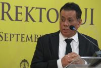 Rektor Universitas Indonesia (UI) Ari Kuncoro. (Foto:Pelopor/UI)