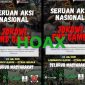 Poster seruan demo Jokowi End Game yang disebar di medsos.(Foto: Pelopor.id/suaraislam)