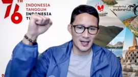 Menteri Pariwisata dan Ekonomi Kreatif/Kepala Badan Pariwisata dan Ekonomi Kreatif Sandiaga Salahuddin Uno. (Foto:Pelopor.id/Kemenparekraf)