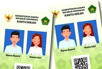 Ilustrasi Kartu Nikah Digital. (Foto:Pelopor.id/Kemenag)