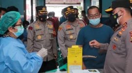 17 Agustus, Polda Metro Jaya Targetkan Vaksinasi Semua Warga DKI . (Foto:Pelopor.id/Polri)