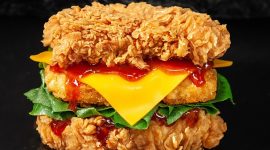 Burger. (Foto:Pelopor.id/Twitter KFC)