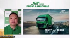 J&T Cargo Siap Melayani Pengiriman Paket Besar di Indonesia. (Foto: Pelopor.id/Tangkapan Layar Virtual Press Launching J&T Cargo)