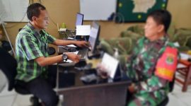 Sertu SP, Babinsa Koramil Palmerah yang diduga melakukan pemukulan terhadap warga. (Foto:Pelopor.id/TNI)