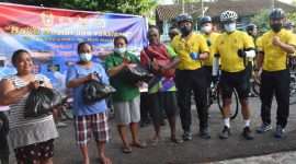 Jelang HUT ke-31, Alumni Akabri 90 Gelar Bakti Sosial Kepada Warga Terdampak Covid-19. (Foto:Pelopor.id/TNI)