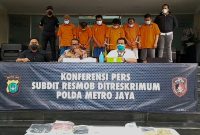 Sindikat Kasus Ganjal ATM yang Dibekuk Polisi Sudah Beraksi 30 Kali. (Foto:Pelopor.id/Polri)
