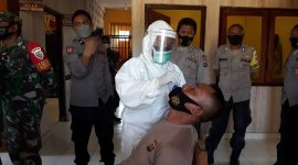 Satpolair dan Koramil 1612-03 Reo Ikuti Test Antigen, Hasilnya Semua Negatif. (Pelopor.id/Piter Bota)