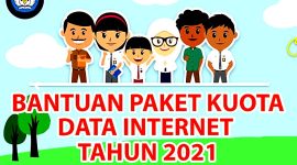 Ilustrasi Bantuan Kuota Data Internet. (Foto:Pelopor.id/Kemendikbud)