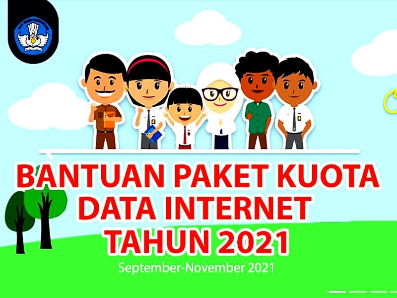 Ilustrasi Bantuan Kuota Data Internet. (Foto:Pelopor.id/Kemendikbud)