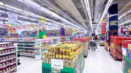 Seluruh gerai ritel Giant di Indonesia resmi tutup permanen mulai hari Minggu (01/08/2021). (Foto: Pelopor/Instagram @margocity)