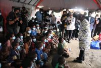 Mensos melakukan lawatan ke Papua, Sabtu, 7 Agustus 2021. (Foto:pelopor.id/Kemensos)