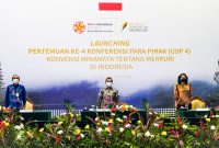 Launching Pertemuan ke-4 Konferensi Para Pihak (COP 4) Konvensi Minamata tentang Merkuri di Indonesia, Selas, 10 Agustus 2021. (Foto:Pelopor.id/KLHK)