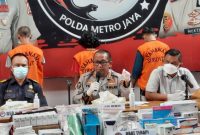 Kronologi Penyelundupan 17 Kilogram Sabu dalam Patung. (Foto : Pelopor.id/Polri)