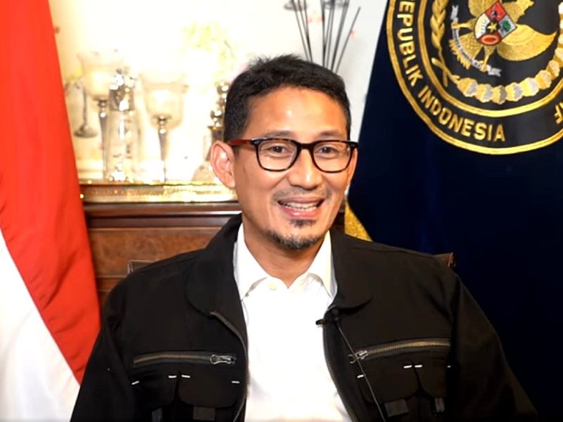 Menteri Pariwisata dan Ekonomi kreatif Sandiaga Salahudin uno. (Foto:Pelopor.id/sc)