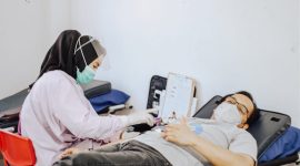 TeRuCi Chapter Tangerang Menggelar Donor Darah, Sabtu, 4 September 2021 di Universitas Tangerang Raya, Tigaraksa, Kabupaten Tangerang Banten. (Foto: Pelopor/TeRuCi)