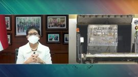 Kedatangan vaksin COVID-19 merek Janssen, Sabtu (11/09/2021). (Foto:Pelopor.id/Tangkapan Layar YouTube Sekretariat Presiden)