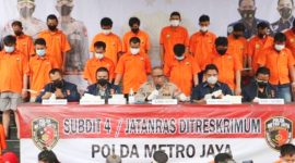 Polda Metro Jaya Tangkap 36 Tersangka Kasus Curanmor. (Foto: Pelopor.id/Polri)