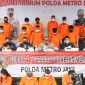 Polda Metro Jaya Tangkap 36 Tersangka Kasus Curanmor. (Foto: Pelopor.id/Polri)