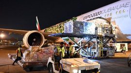 Ilustrasi kedatangan Vaksin AstraZeneca dari Pemerintah Australia. (Foto: Pelopor.id/Kemkominfo)