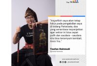 Taufan Rahmadi, pengamat sekaligus ahli strategi Pariwisata Nasional. (Foto: Pelopor.id)