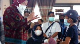 Mensos Risma Tinjau Sentra ATENSI Budi Luhur Banjarbaru. (Foto:Pelopor.id/Kemensos)