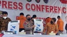 Polisi Bekuk Tersangka Pembobol Aplikasi Peduli Lindungi. (Foto:pelopor.id/Polri)