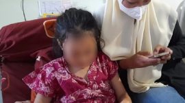 Anak perempuan di Gowa, Sulsel menjadi korban pencungkilan mata oleh orang tuanya sendiri. (Foto: Pelopor.id/Ist)