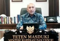 Menteri Koperasi dan UKM Teten Masduki.(Foto:Pelopor.id/KemenkopUKM)