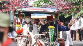 Menparekraf Sandiaga Uno saat visitasi ke Desa Wisata Perkampungan Budaya Betawi, Jakarta Selatan, Jumat, 3 September 2021. (Foto: Pelopor.id/Kemenparekraf)