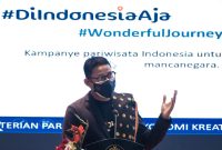 Menteri Pariwisata dan Ekonomi Kreatif (Menparekraf) Sandiaga Uno. (Foto: Pelopor/Kemenparekraf)