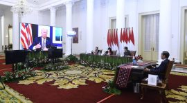 Presiden Joko Widodo mengikuti Major of Economies on Energy and Climate 2021, Jumat (17/09/2021), secara virtual. (Foto: Pelopor/BPMI Setpres/Lukas)