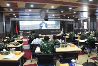 TNI AD Staf Ahli Kasad menggelar Focus Group Discussion (FGD) bertema “Peranan Komsos Satkowil Dalam Memajukan Ekonomi Kreatif Berbasis Teknologi Guna Meningkatkan Kesejahteraan Masyarakat”. (Foto: Pelopor/Dispenad)