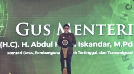 Menteri Desa, Pembangunan Daerah Tertinggal dan Transmigrasi Abdul Halim Iskandar. (Foto: Pelopor/Kemendes PDTT)

