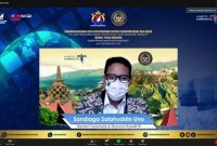 Menparekraf Sandiaga Salahudin Uno dalam acara Weekly Press Briefing yang diselenggarakan secara virtual Senin, 20 September 2021. (Foto:Pelopor.id/Kemenpar)