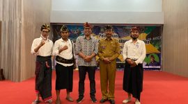 Acara Pelantikan Kepengurusan Asosiasi Pokdarwis Mandalika. Dalam acara itu Taufan Rahmadi Terpilih Sebagai Ketua Dewan Pembina. (Foto:Pelopor.id/TR)