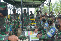 Prajurit Kodam I/BB Serbu Dolok Panribuan Simalungun, Sumatera Utara. (Foto: Pelopor/tniad.mil.id)