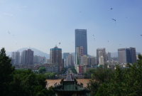 Kota Lanzhou di barat laut China. (Foto: Pelopor/Unsplash)