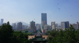 Kota Lanzhou di barat laut China. (Foto: Pelopor/Unsplash)