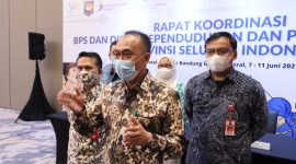 Direktur Jenderal (Dirjen) Kependudukan dan Pencatatan Sipil (Dukcapil) Kementerian Dalam Negeri (Kemendagri) Zudan Arif Fakrulloh. (Foto:Pelopor.id/Kemendagri)
