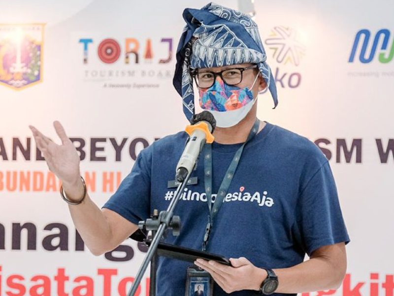 Menteri Pariwisata dan Ekonomi Kreatif/Kepala Badan Pariwisata dan Ekonomi Kreatif, Sandiaga Salahuddin Uno. (Foto:Pelopor.id/Kemenparekraf)