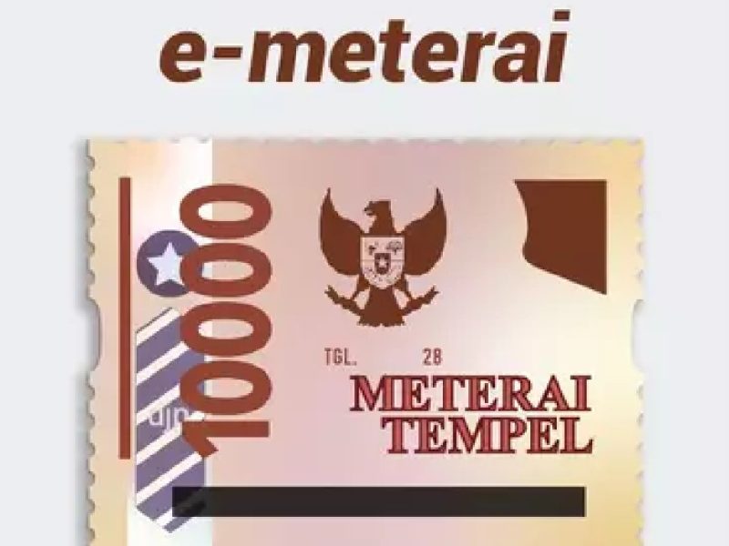Ilustrasi E-Meterai (Foto: Pelopor.id/Pajakku)