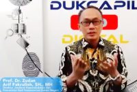 Dirjen Dukcapil Kemendagri, Zudan Arif Fakrulloh. (Foto:Pelopor.id/Kemendagri)