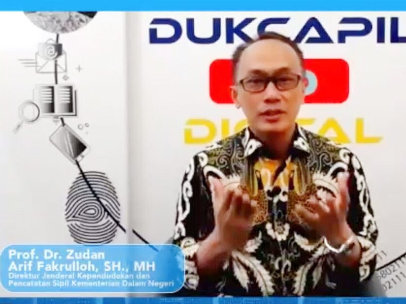 Dirjen Dukcapil Kemendagri, Zudan Arif Fakrulloh. (Foto:Pelopor.id/Kemendagri)