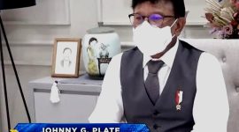 Menteri Komunikasi dan Informatika (Menkominfo) Johnny G. Plate. (Foto:Pelopor.id/Kominfo)