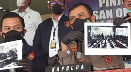 Sebar Konten Asusila, Debt Collector Pinjol Dibekuk Polisi. (Foto: Pelopor.id/Tribrata)