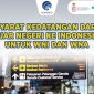 Syarat Kedatangan dari Luar Negeri ke Indonesia untuk WNA dan WNI. (Foto:Pelopor.id/IG Kemkominfo)