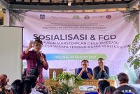 Pengamat Pariwisata Nasional, Taufan Rahmadi saat menjadi narasumber dalam acara Forum Group Discussion (FGD) Masterplan Desa Wisata Tetebatu pada Selasa, 26 Oktober 2021. (Foto:Pelopor.id/ist)